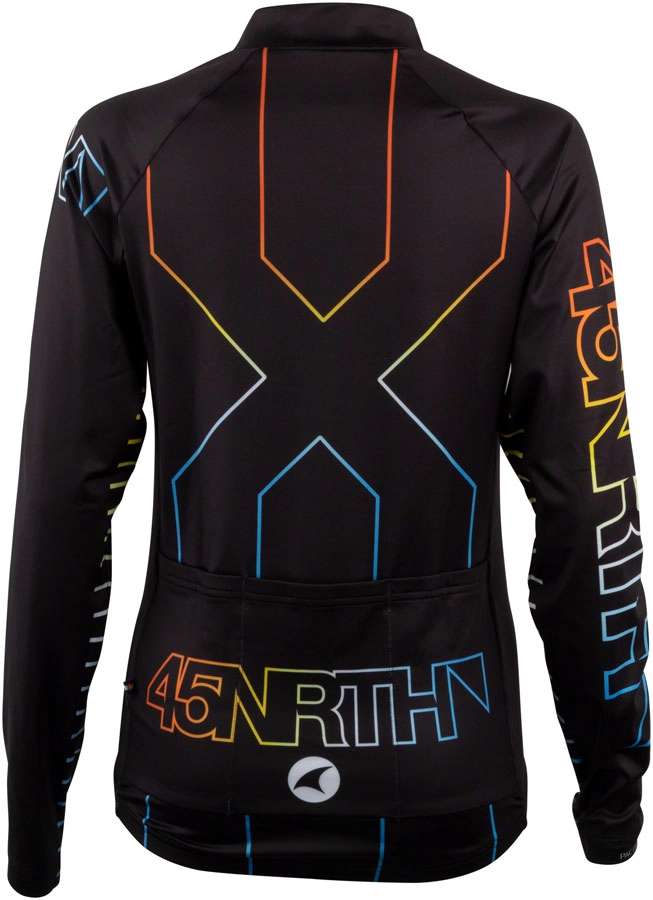 45NRTH Decade Long Sleeve Jersey - Womens Black X-Large