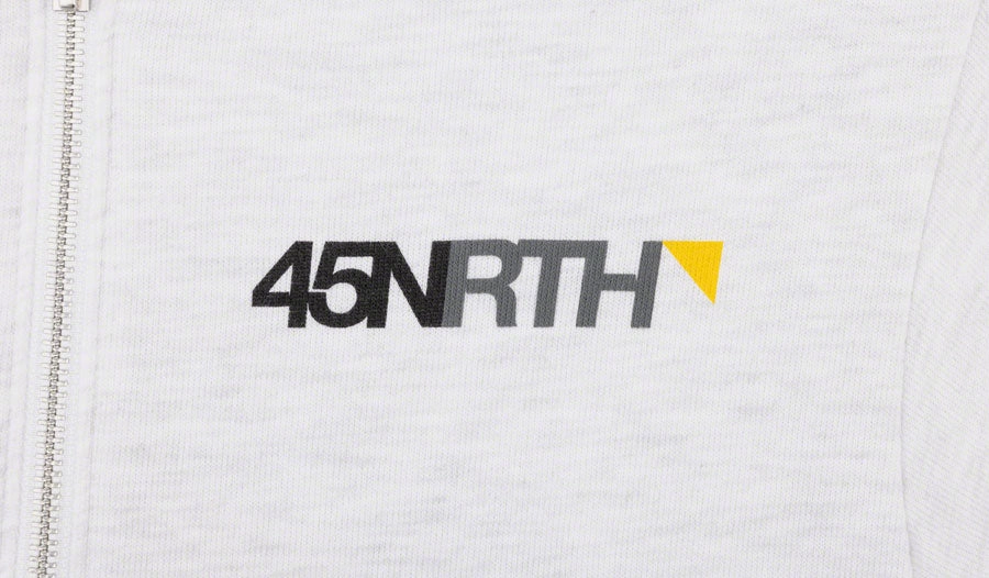 45NRTH Winter Wonder Zip Up Hoodie - Unisex Ash Small