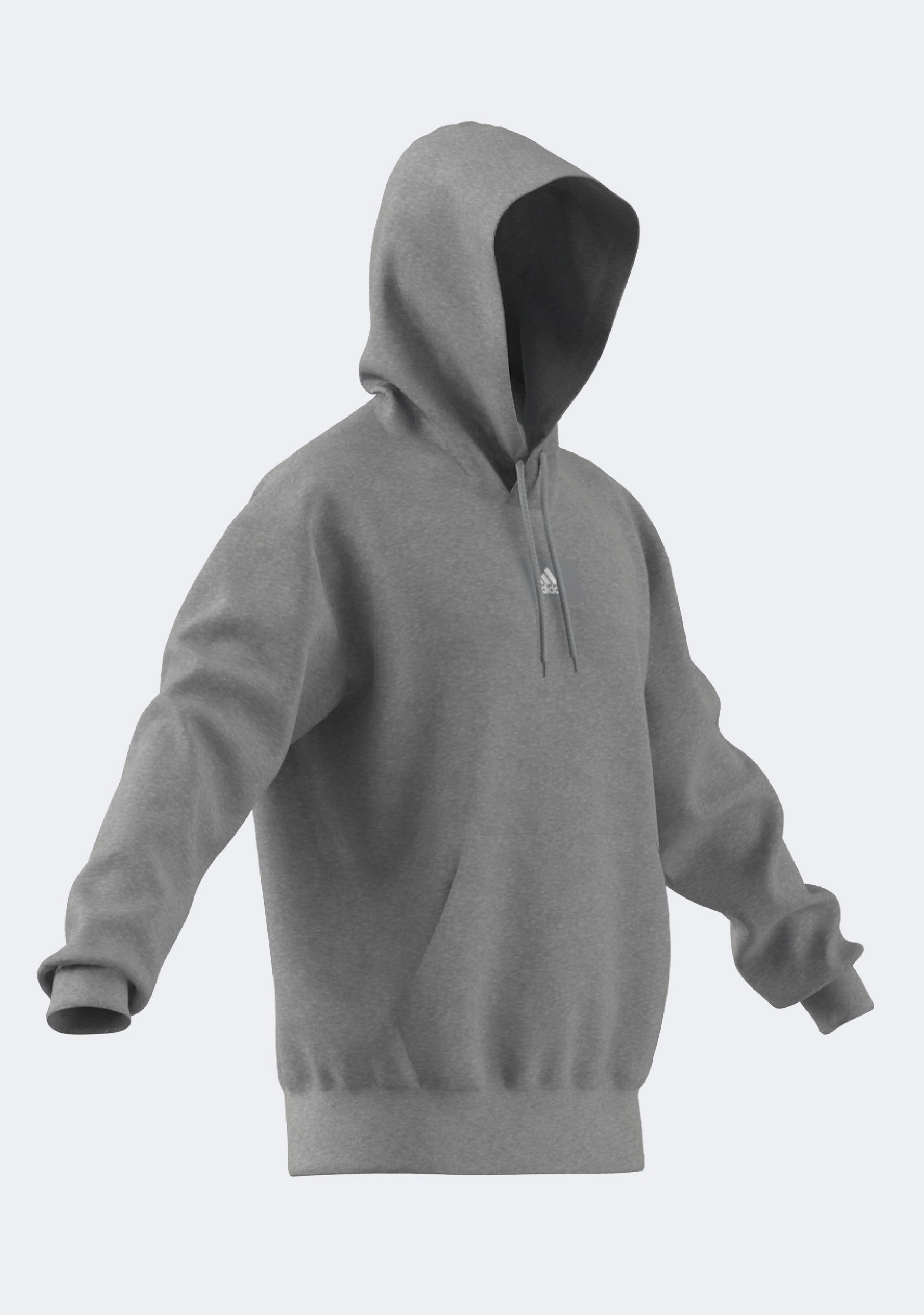 Adidas Men's Essentials Feelvivid Cotton Fleece Drop Shoulder Hoodie