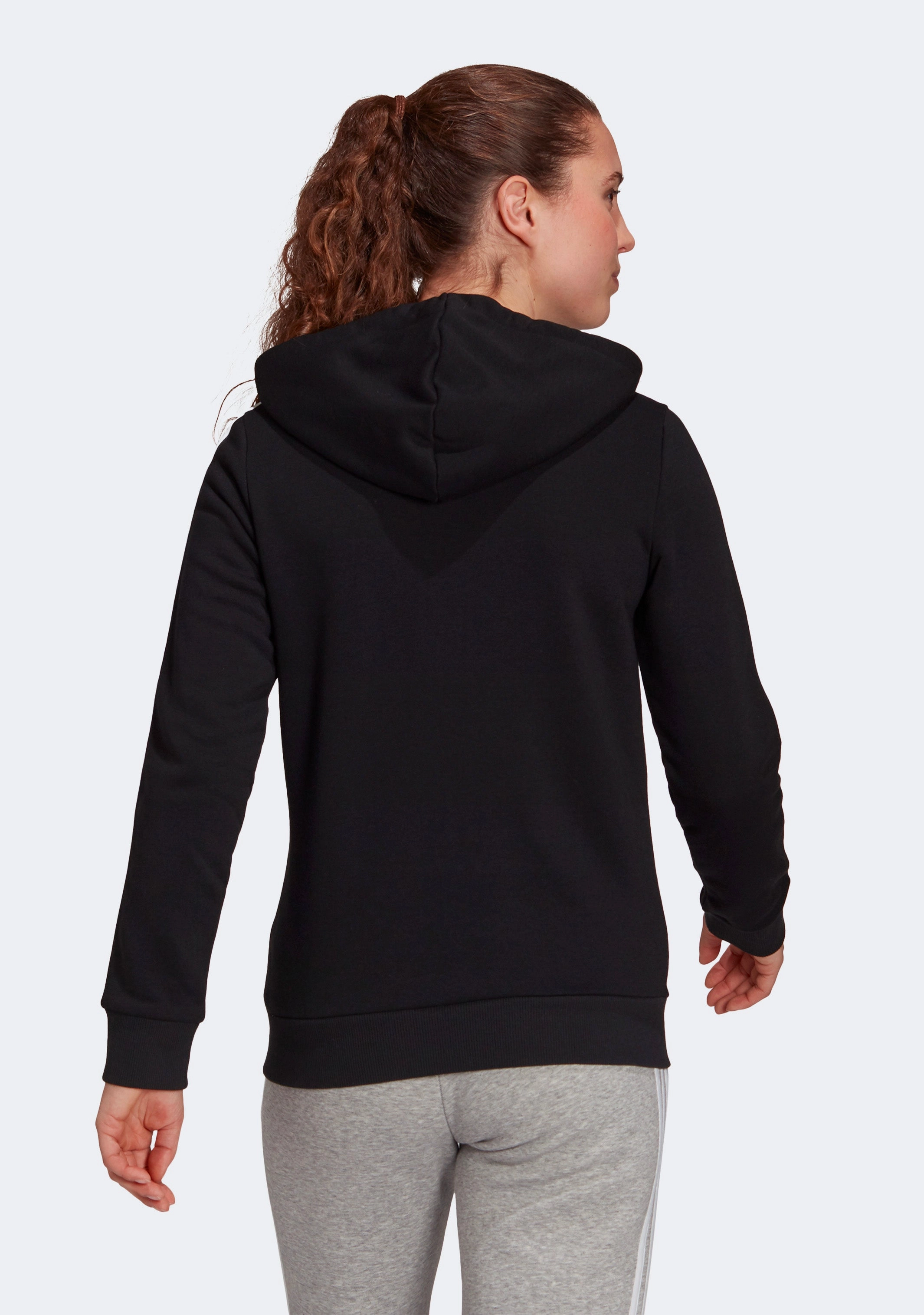 Adidas Women's Fleece 3-Stripes Full-Zip Hoodie