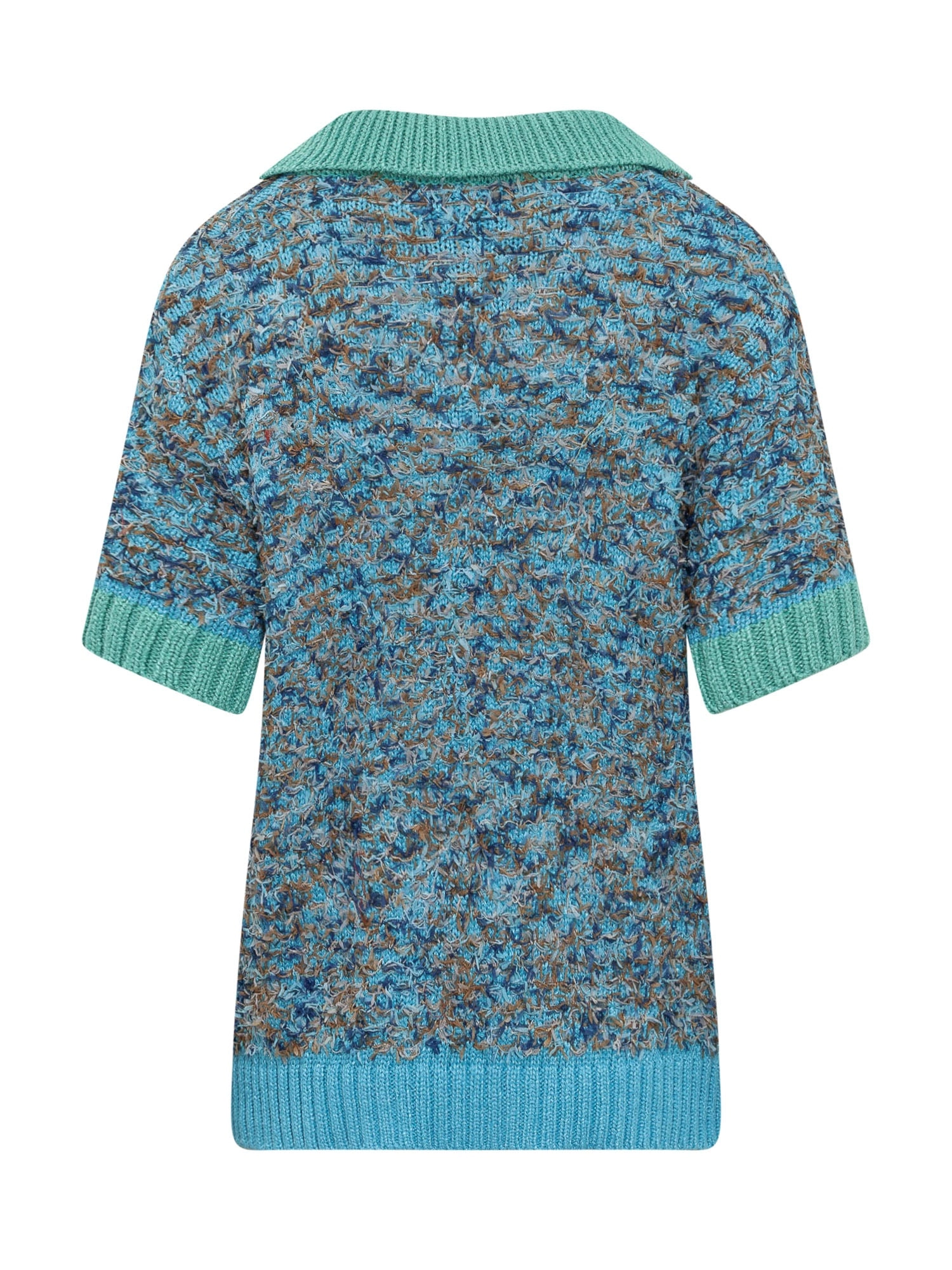 Andersson Bell Yosemite Ribbed Knit Polo Shirt