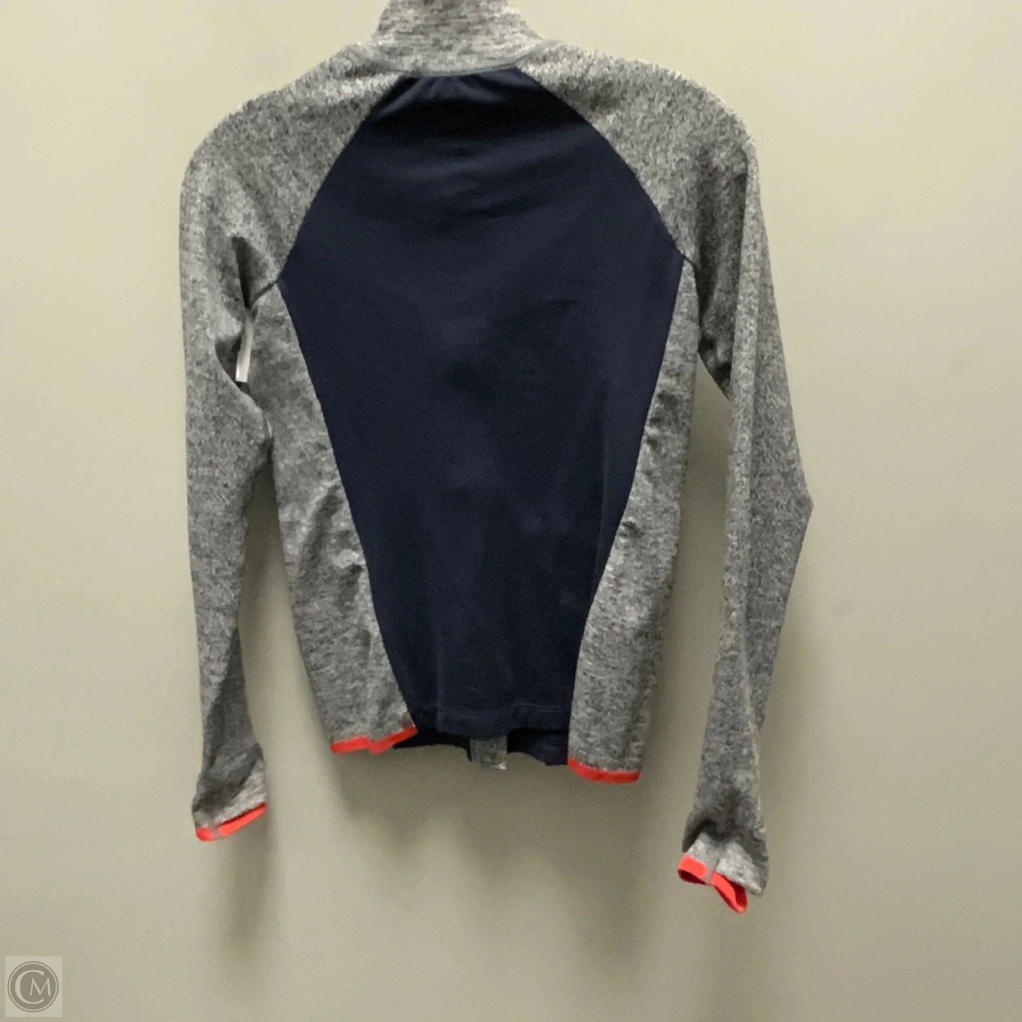 Athletic Top Long Sleeve Collar By Athleta In Blue, Size: Xs