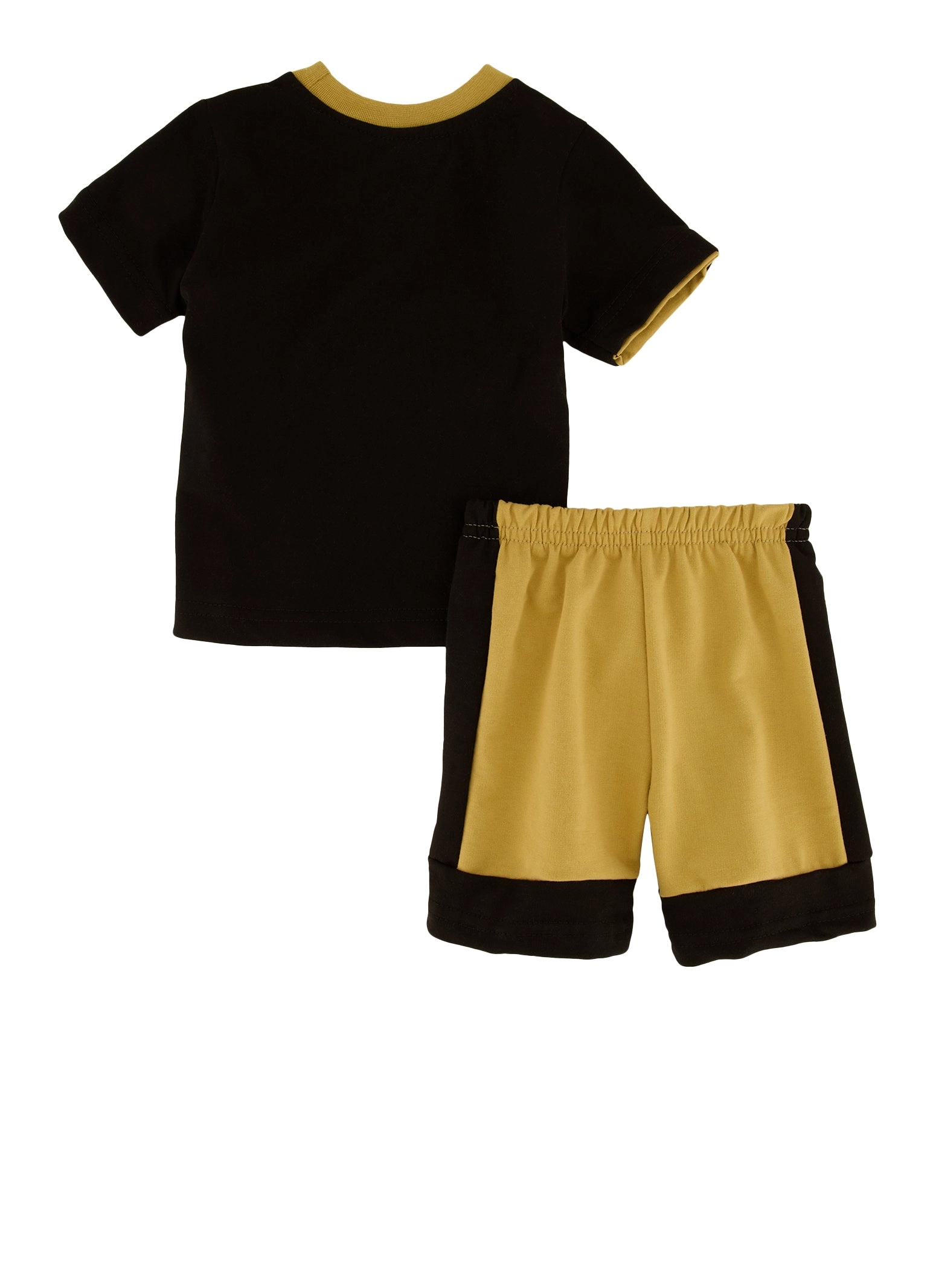 Baby Boys 0-12M King Bear Graphic Tee and Shorts