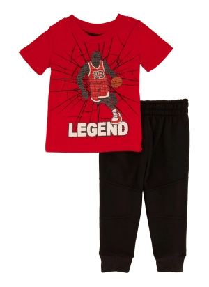 Baby Boys 0-9M Legend Graphic Tee and Joggers