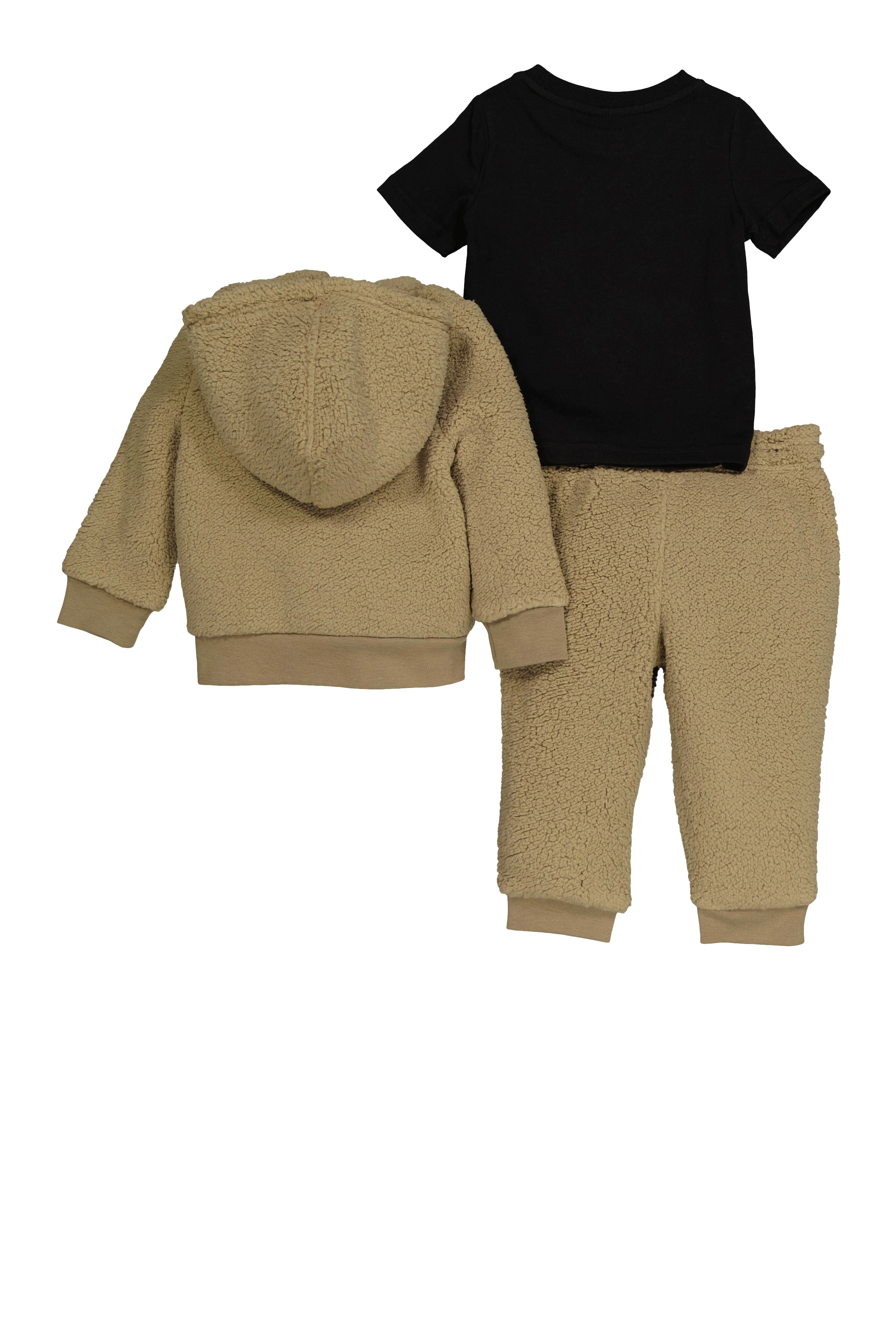Baby Boys 12-24M Puma Sherpa Hoodie and Joggers with Tee