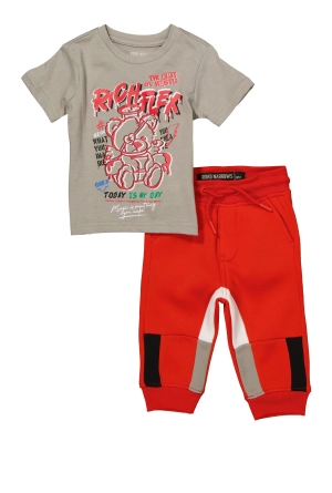 Baby Boys 12-24M Rich Flex Graphic Tee with Joggers
