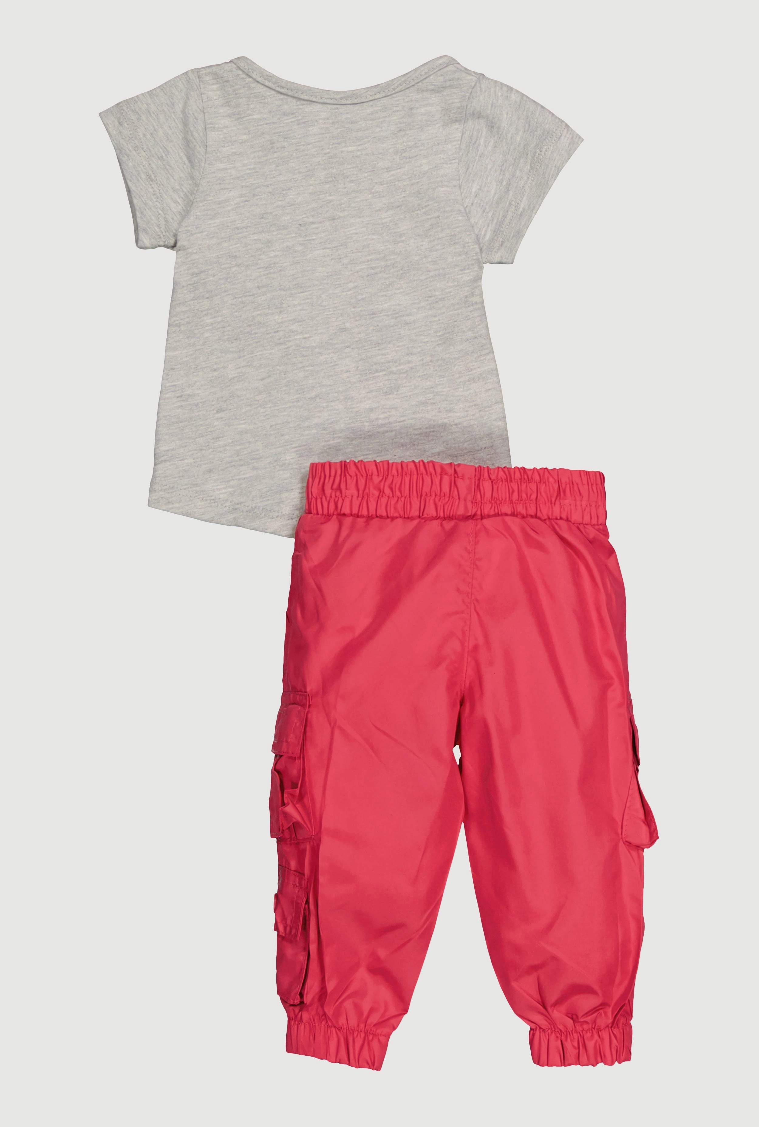 Baby Girls 12-24M Chill Out Tee and Cargo Joggers