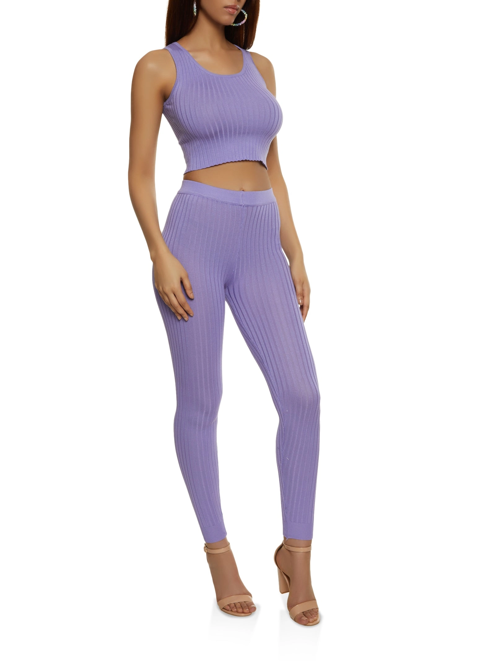 Basic Ribbed Knit Tank Top