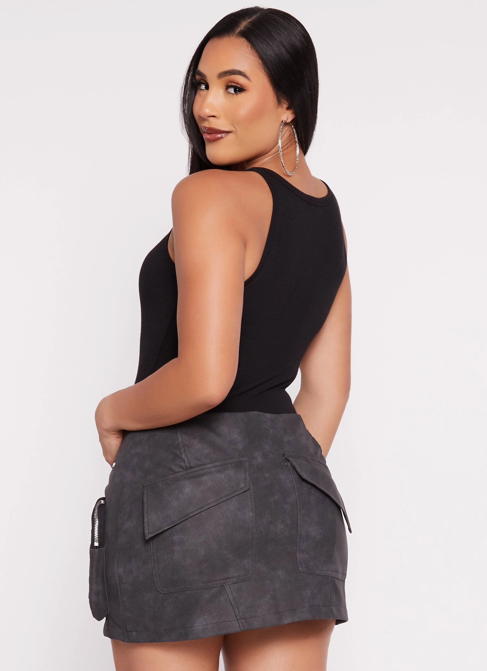 Basic Scoop Neck Tank Bodysuit
