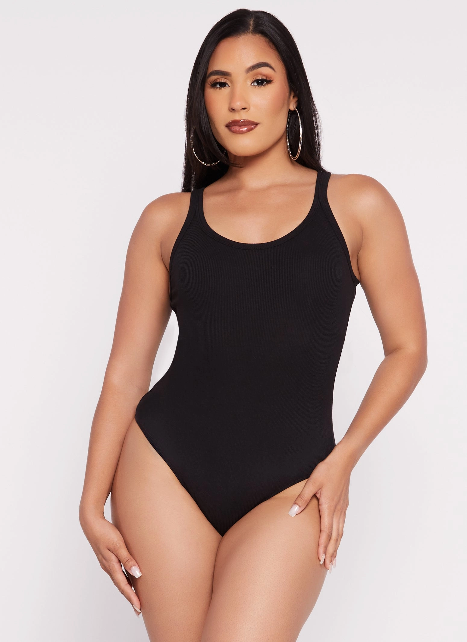 Basic Scoop Neck Tank Bodysuit