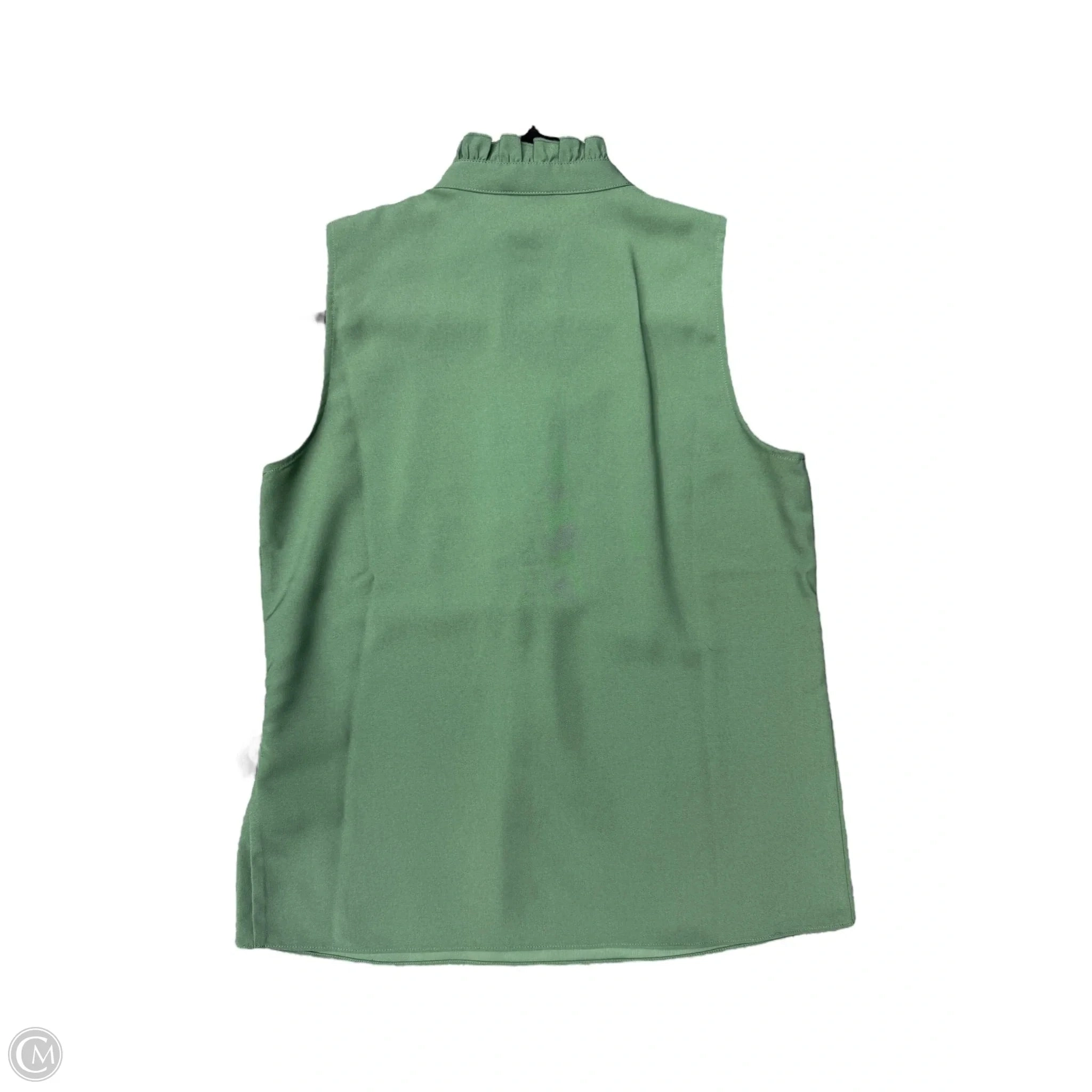 Blouse Sleeveless By J. Crew In Green, Size: Xs