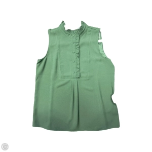 Blouse Sleeveless By J. Crew In Green, Size: Xs