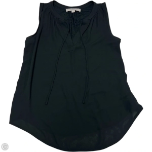 Blouse Sleeveless By Loft In Black, Size: Xs