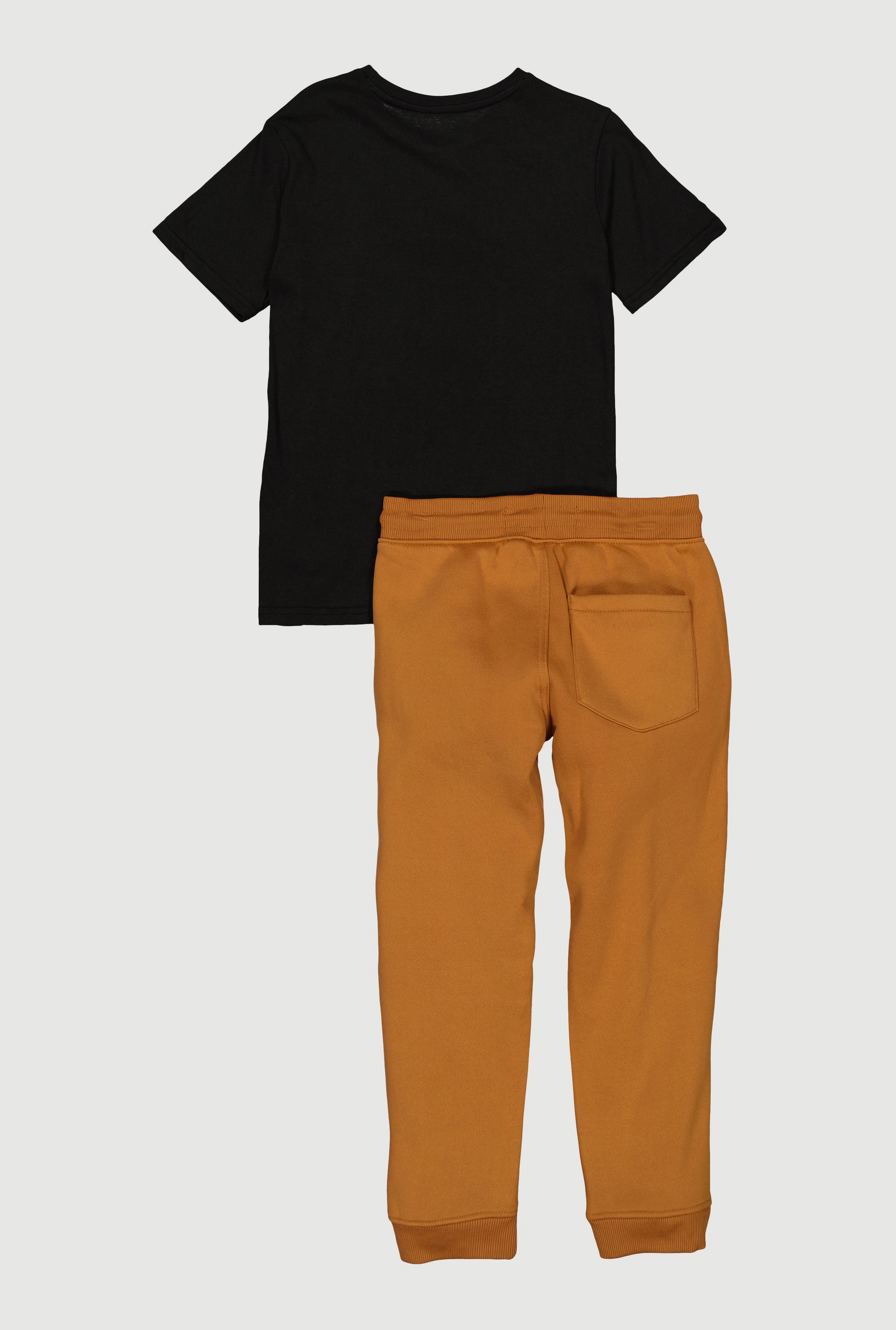 Boys Bear Graphic Tee and Moto Joggers