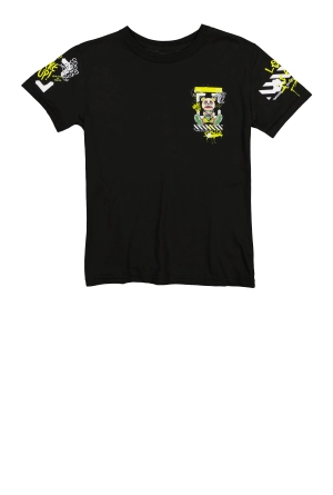 Boys Good Vibes Only Bear Graphic Top