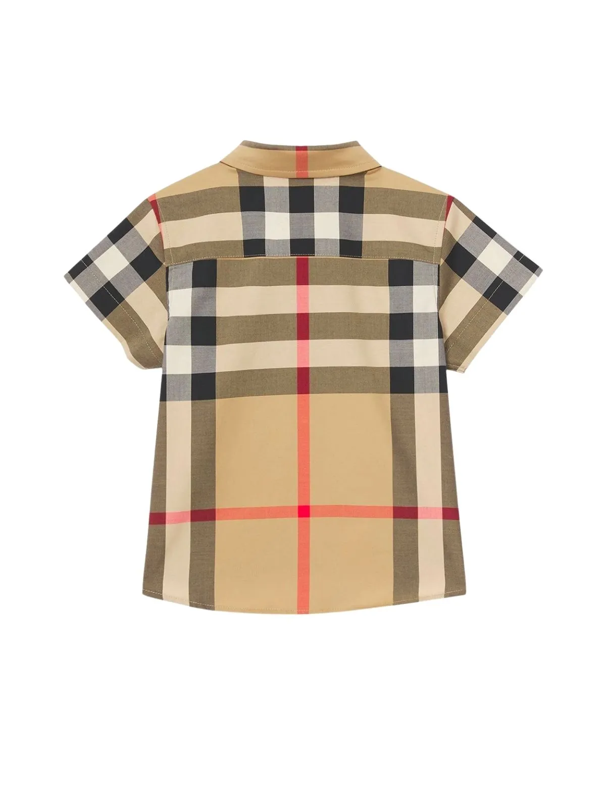 Burberry Kids Checked Short-Sleeve Shirt