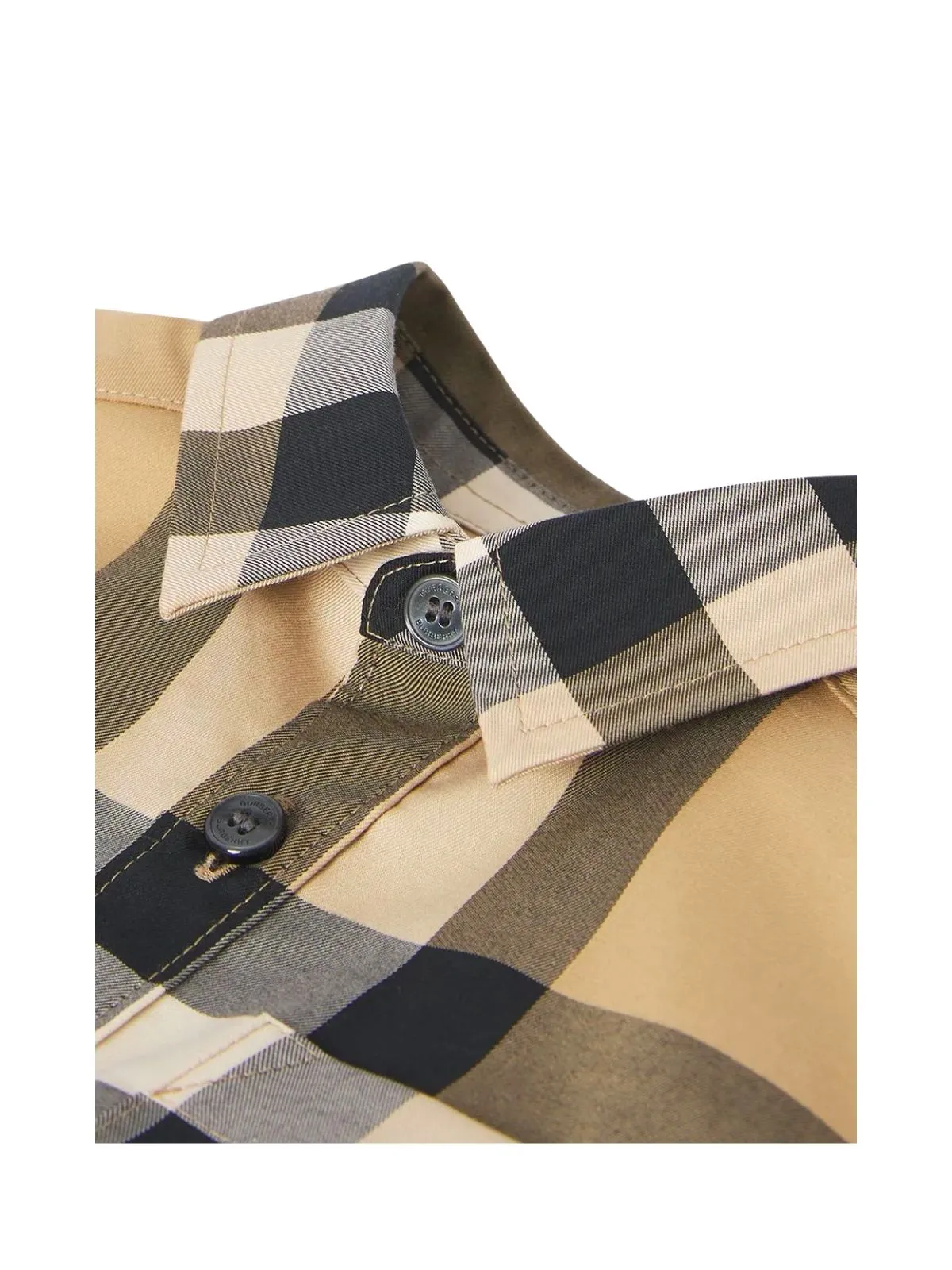 Burberry Kids Checked Short-Sleeve Shirt