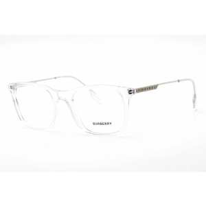Burberry Unisex Eyeglasses - Full Rim Transparent Plastic Rectangular | 0BE2343 3024