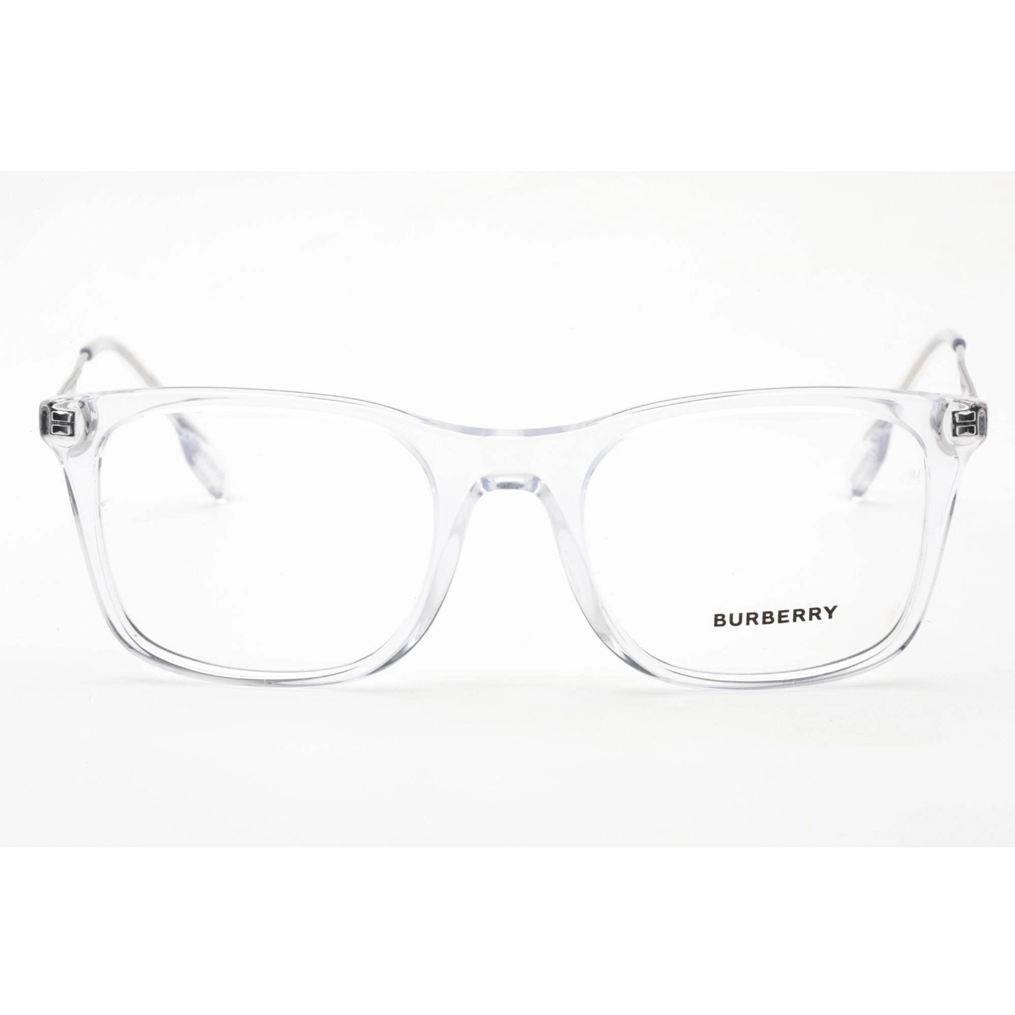 Burberry Unisex Eyeglasses - Full Rim Transparent Plastic Rectangular | 0BE2343 3024