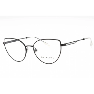 Bvlgari Women's Eyeglasses - Black Metal Full Rim Cat Eye Shape Frame | 0BV2241 2066
