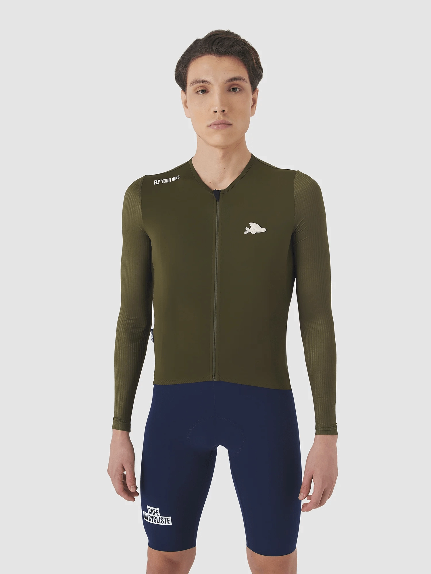 Café du Cycliste Men's Roxane Jersey Long Sleeve