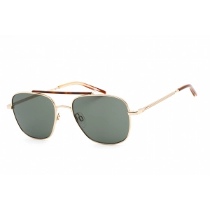 Calvin Klein Men's Sunglasses - Full Rim Gold Metal Rectangular Shape | CK21104S 717