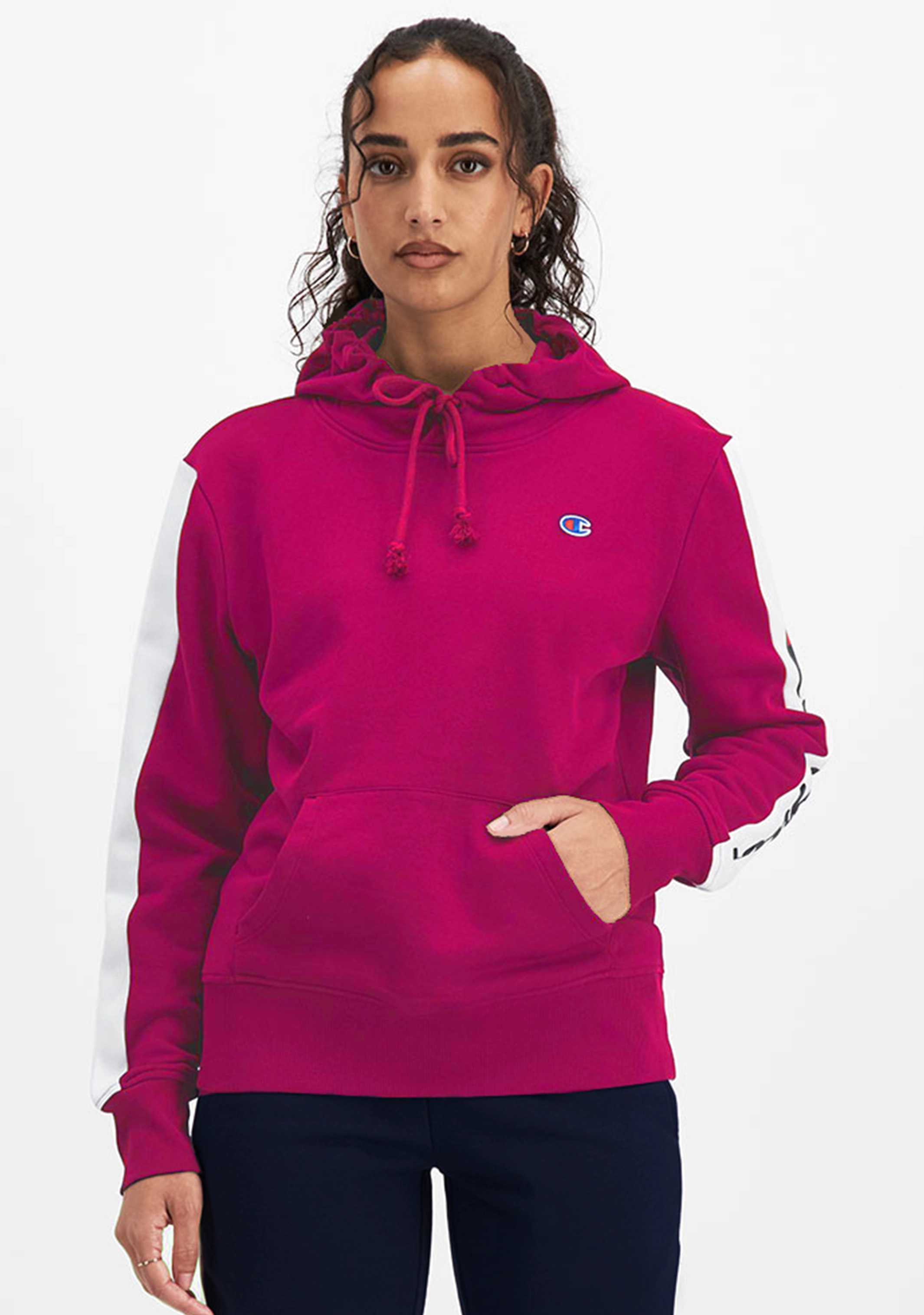 Champion Womens Sporty Panel Hoodie