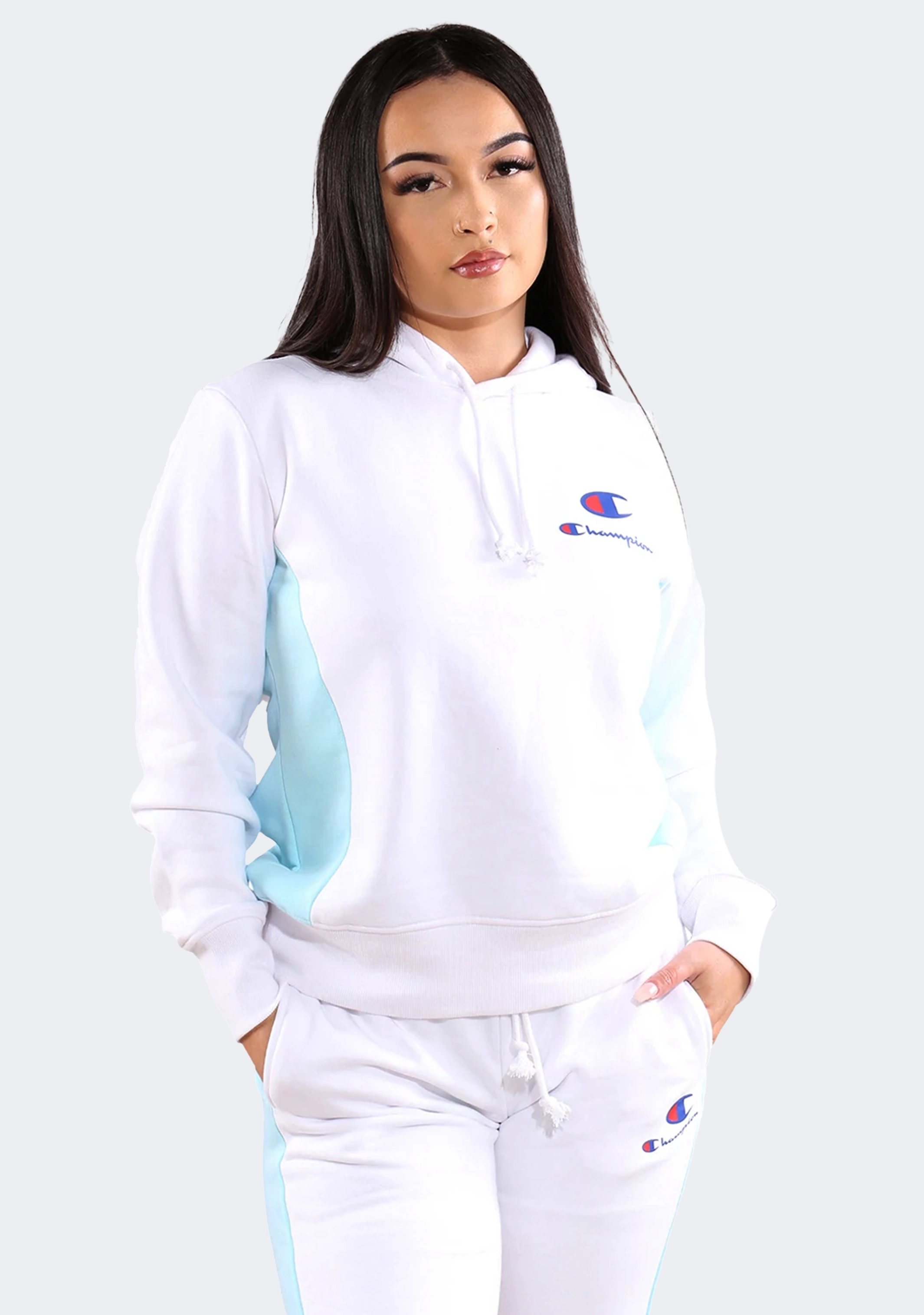 Champion Womens SPS Panel Hoodie