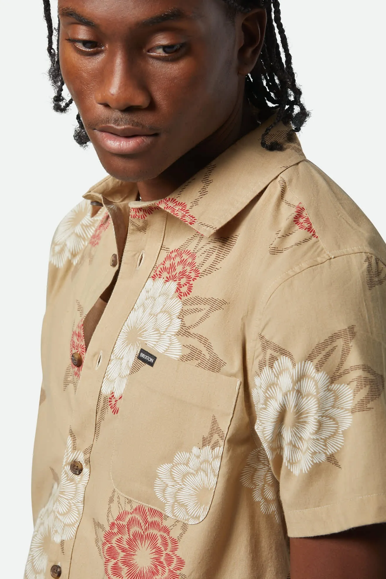 Charter Print S/S Shirt - Cream/Painterly Floral