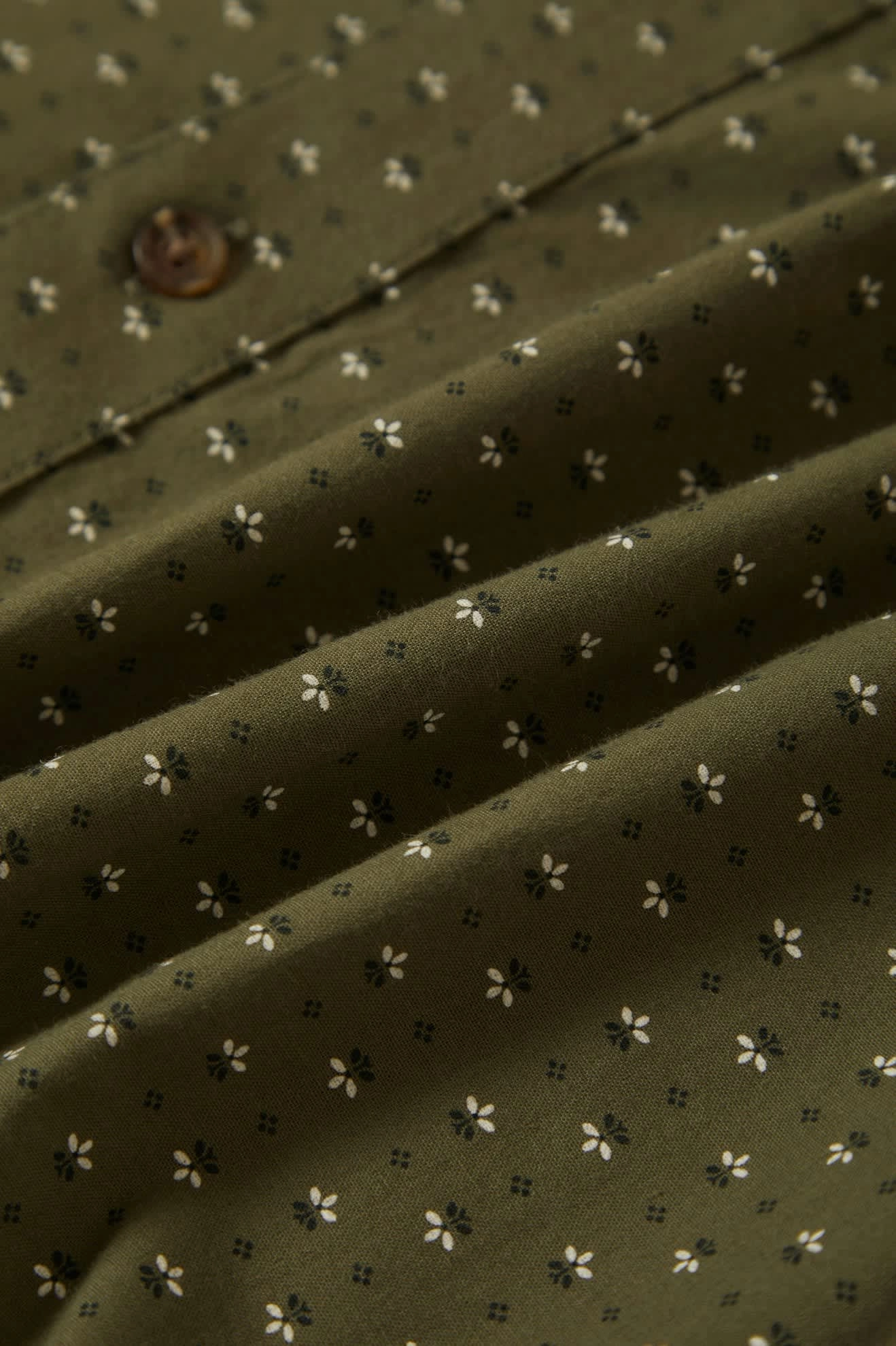 Charter Print S/S Shirt - Ivy Green/Micro Floral