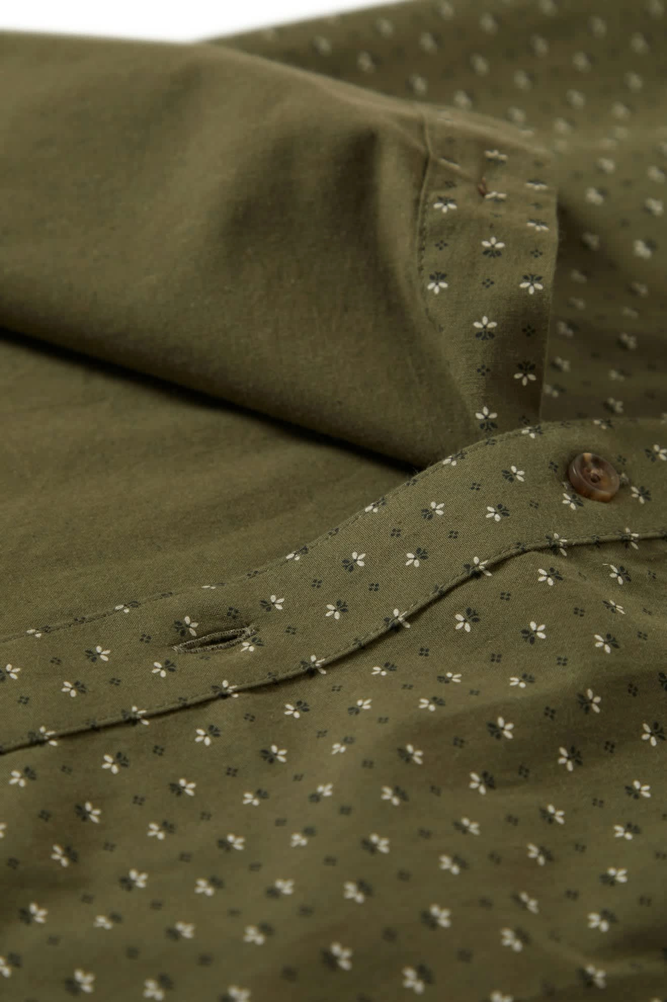 Charter Print S/S Shirt - Ivy Green/Micro Floral