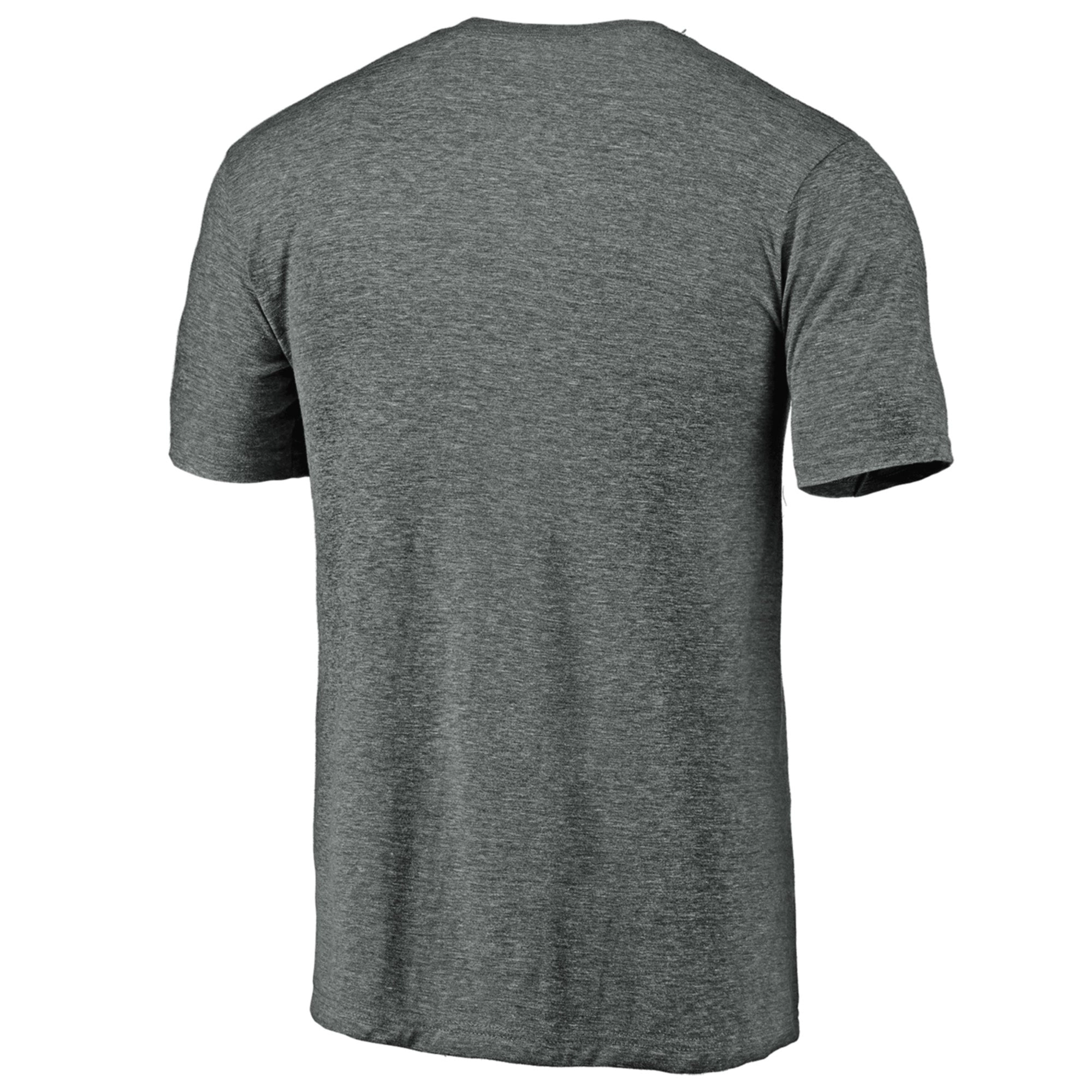 Chicago White Sox Weathered Official Logo Tri-Blend Heather Charcoal Men's T-Shirt