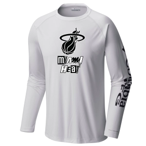 Columbia Miami HEAT Mashup Logo Long Sleeve Tee