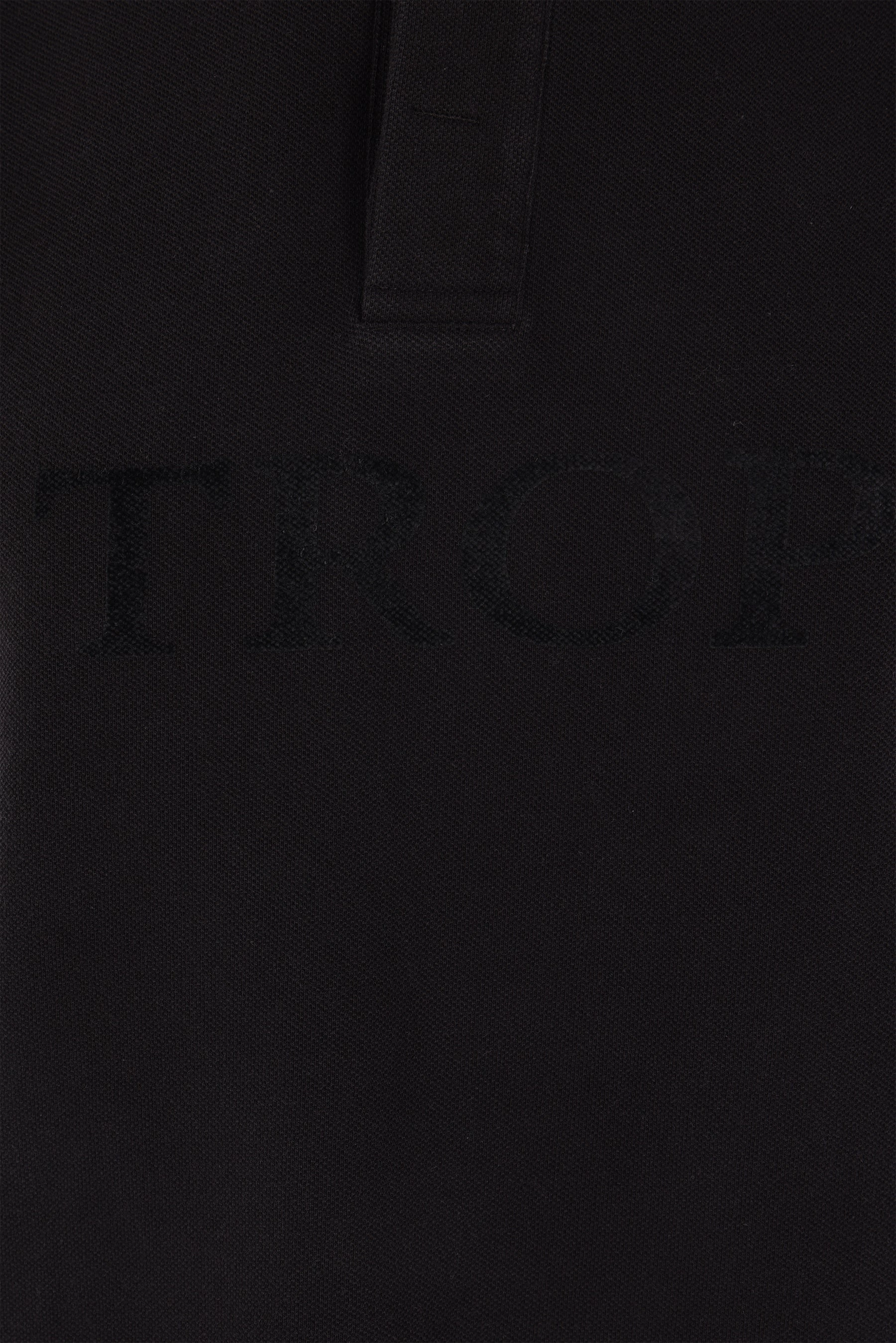 cotton piqué polo shirt
