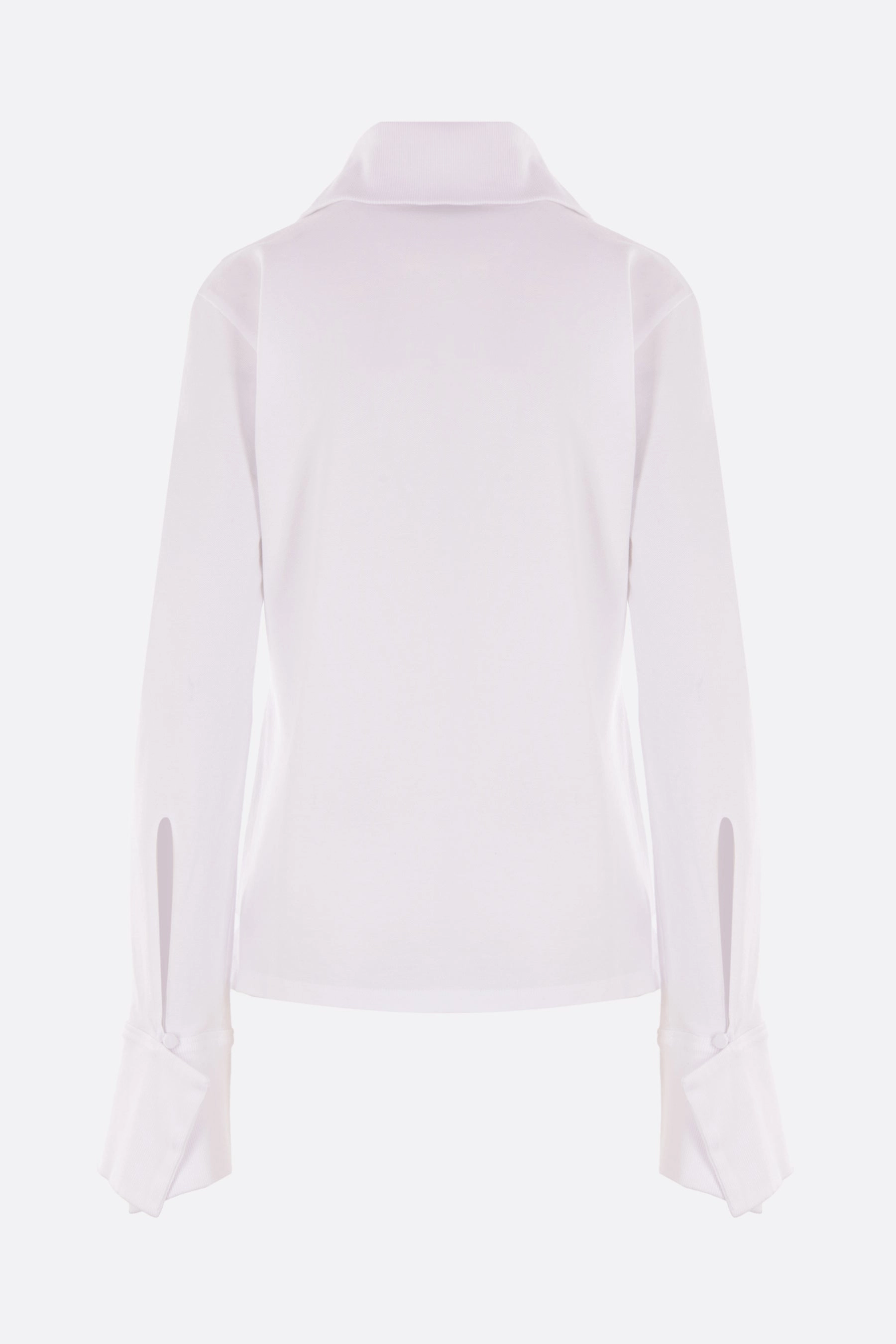 cotton piqué polo shirt