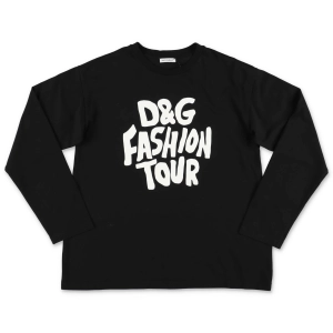 Dolce & Gabbana Kids Fashion Tour Long Sleeve T-Shirt