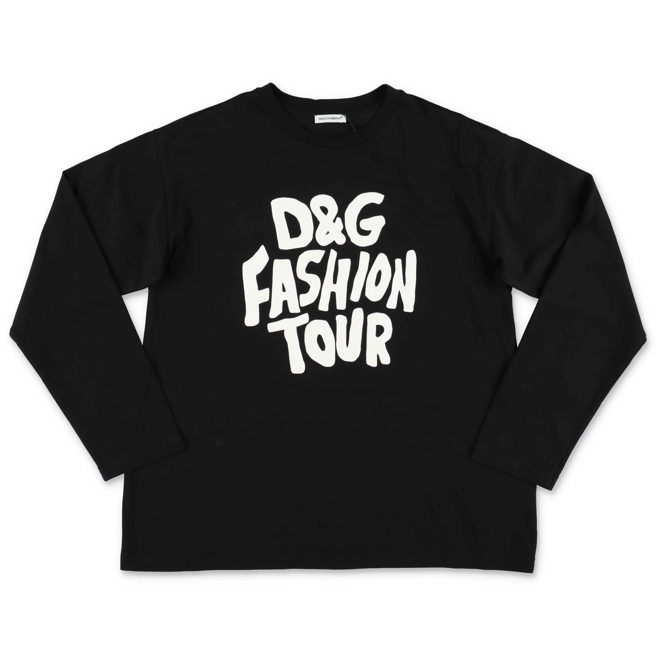 Dolce & Gabbana Kids Fashion Tour Long Sleeve T-Shirt