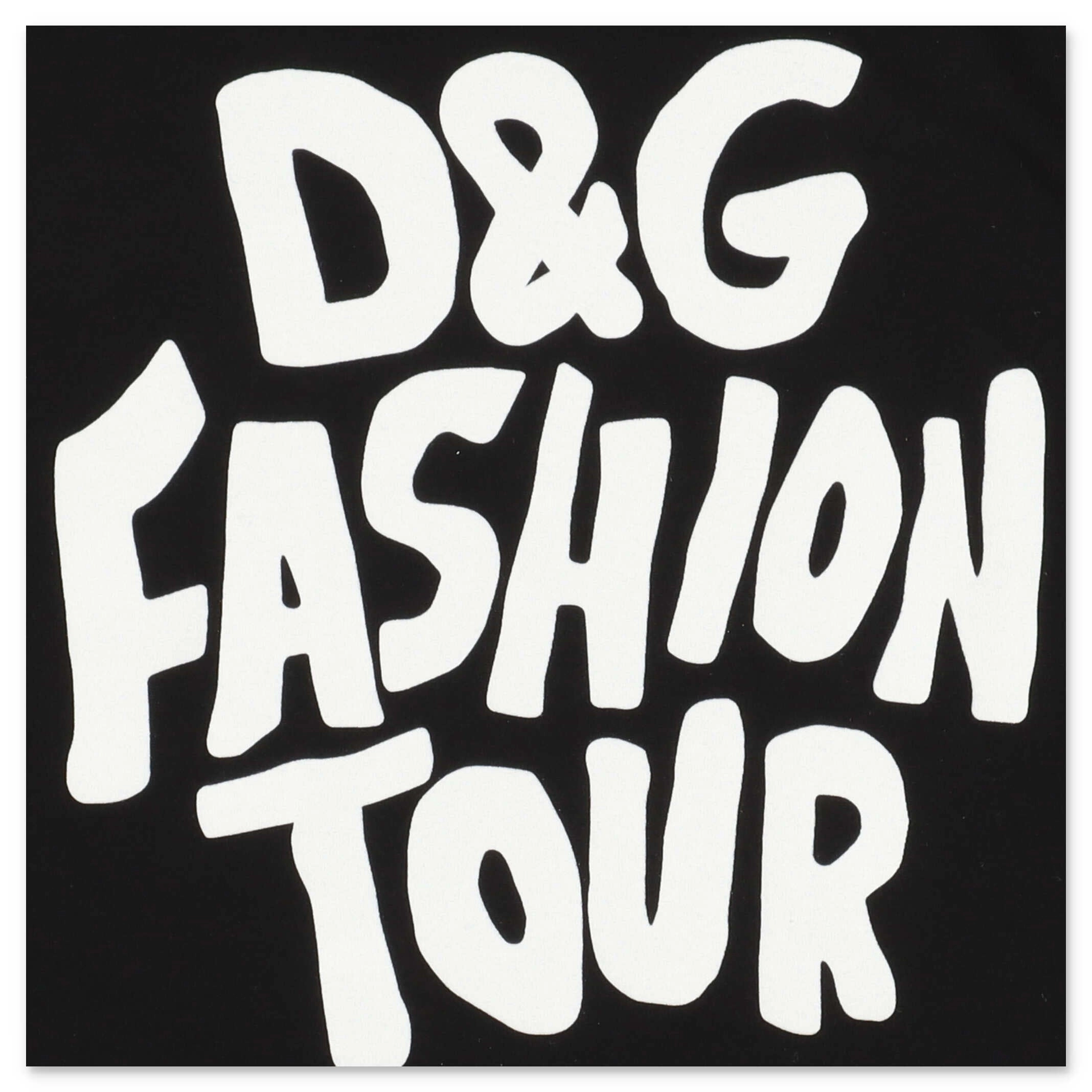 Dolce & Gabbana Kids Fashion Tour Long Sleeve T-Shirt