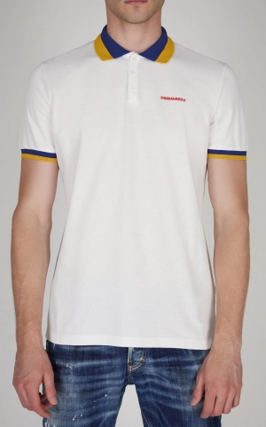 Dsquared2 Logo Embroidered Polo Shirt