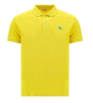 Etro Logo Embroidered Polo Shirt