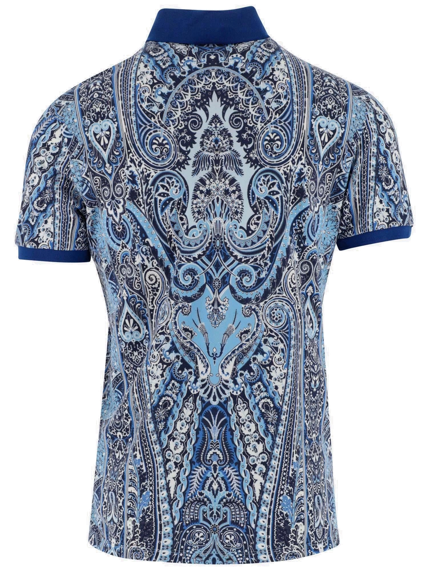 Etro Paisley-Print Polo Shirt
