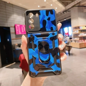 For Samsung Galaxy S21  5G Sliding Camera Cover Design Camouflage Series TPU PC Protective