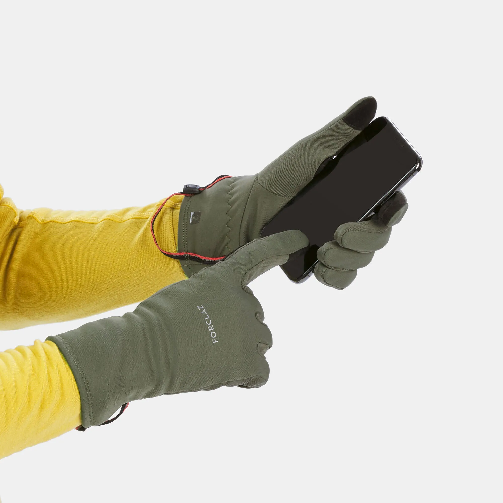 Forclaz Adult MT500 Touchscreen Stretch Backpacking Gloves