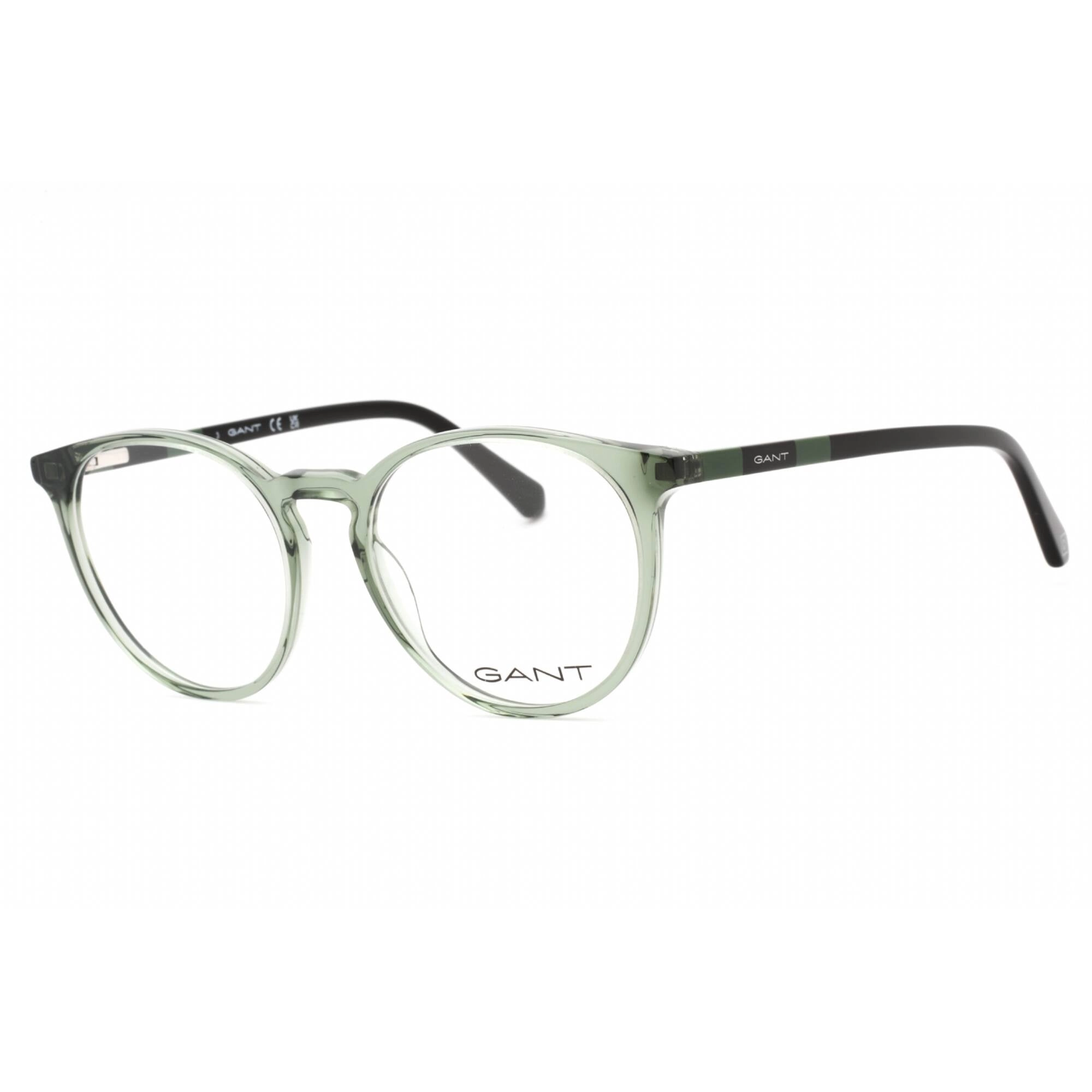 Gant Men's Eyeglasses - Shiny Dark Green Plastic Round Shape 53mm Frame | GA3286 096