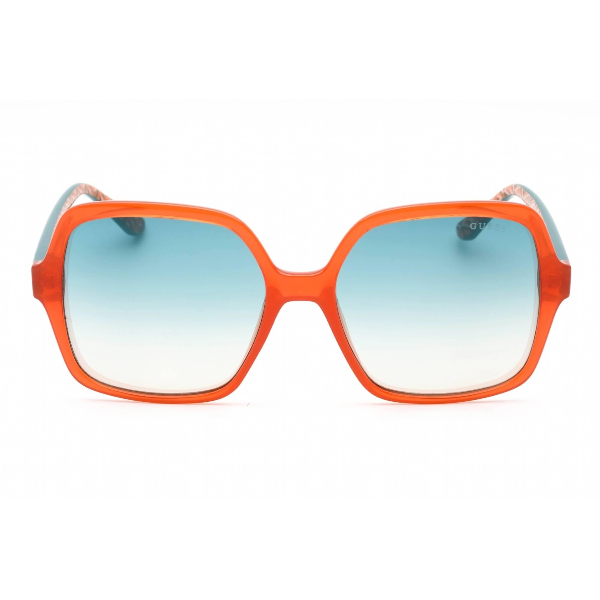 Guess Women's Sunglasses - Orange/Other Full Rim Rectangular Frame | GU7921-H 44X