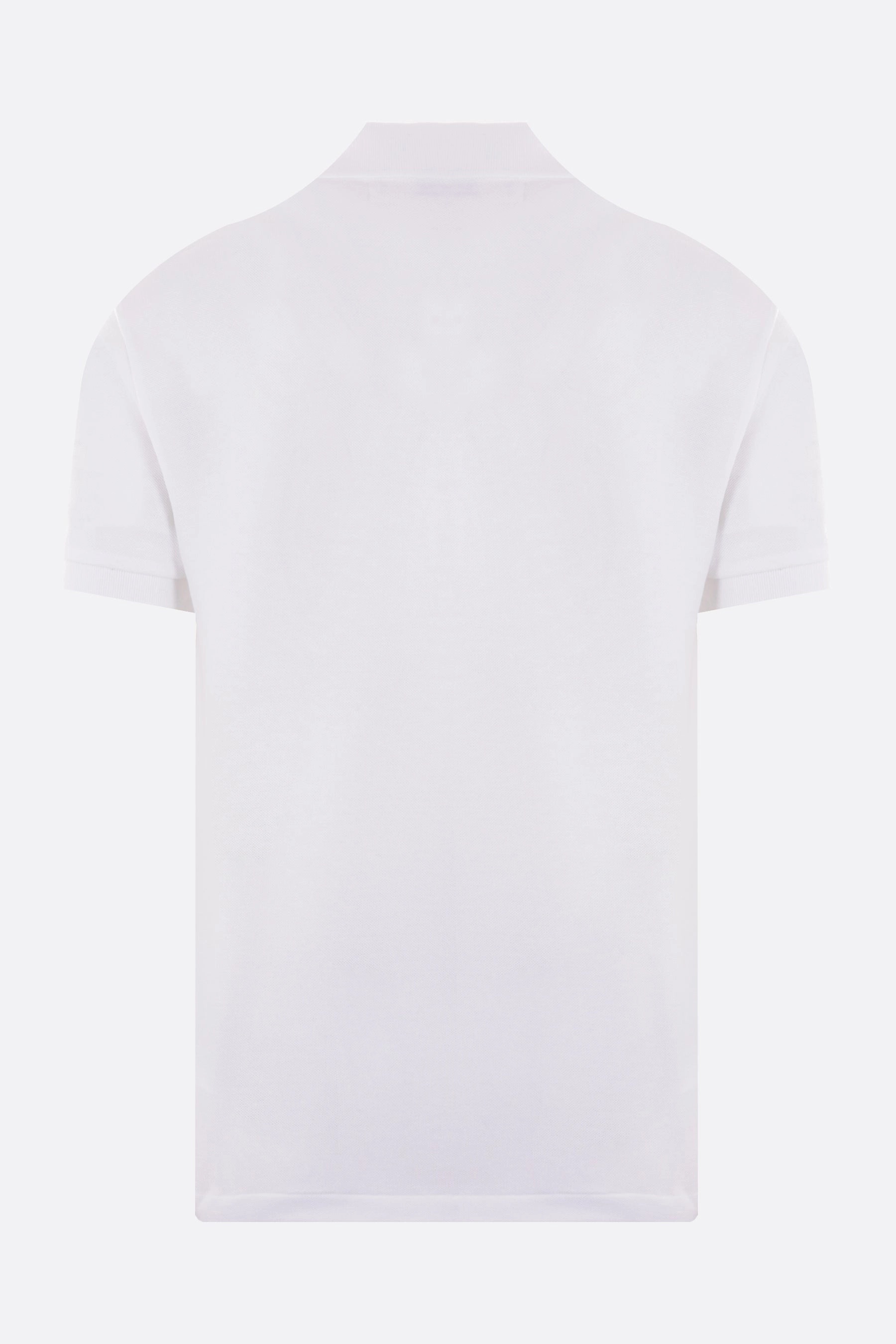 Heart logo patch piquet polo shirt