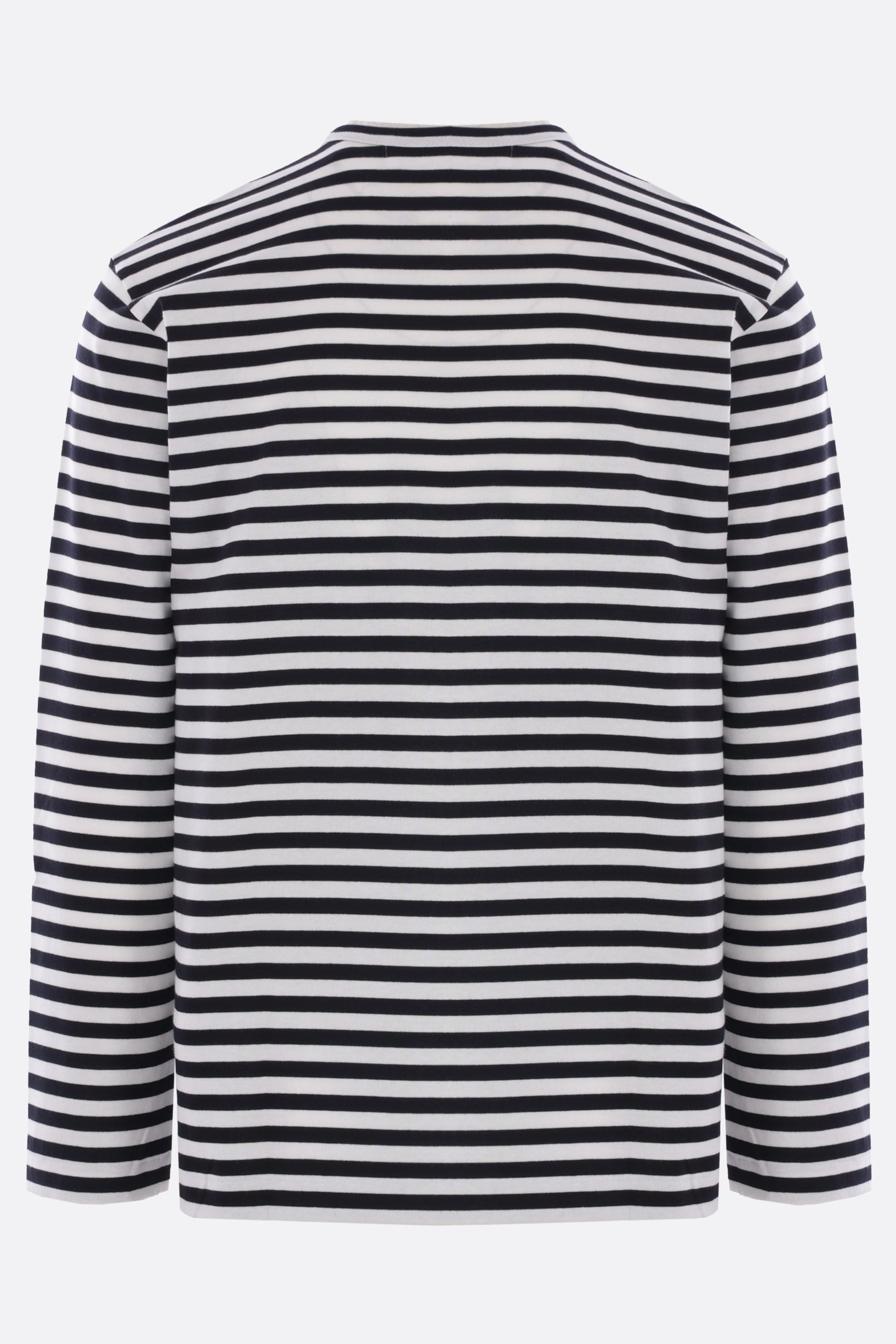 Heart patch cotton long-sleeve t-shirt