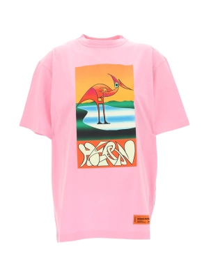 Heron Preston Graphic Printed Crewneck T-Shirt