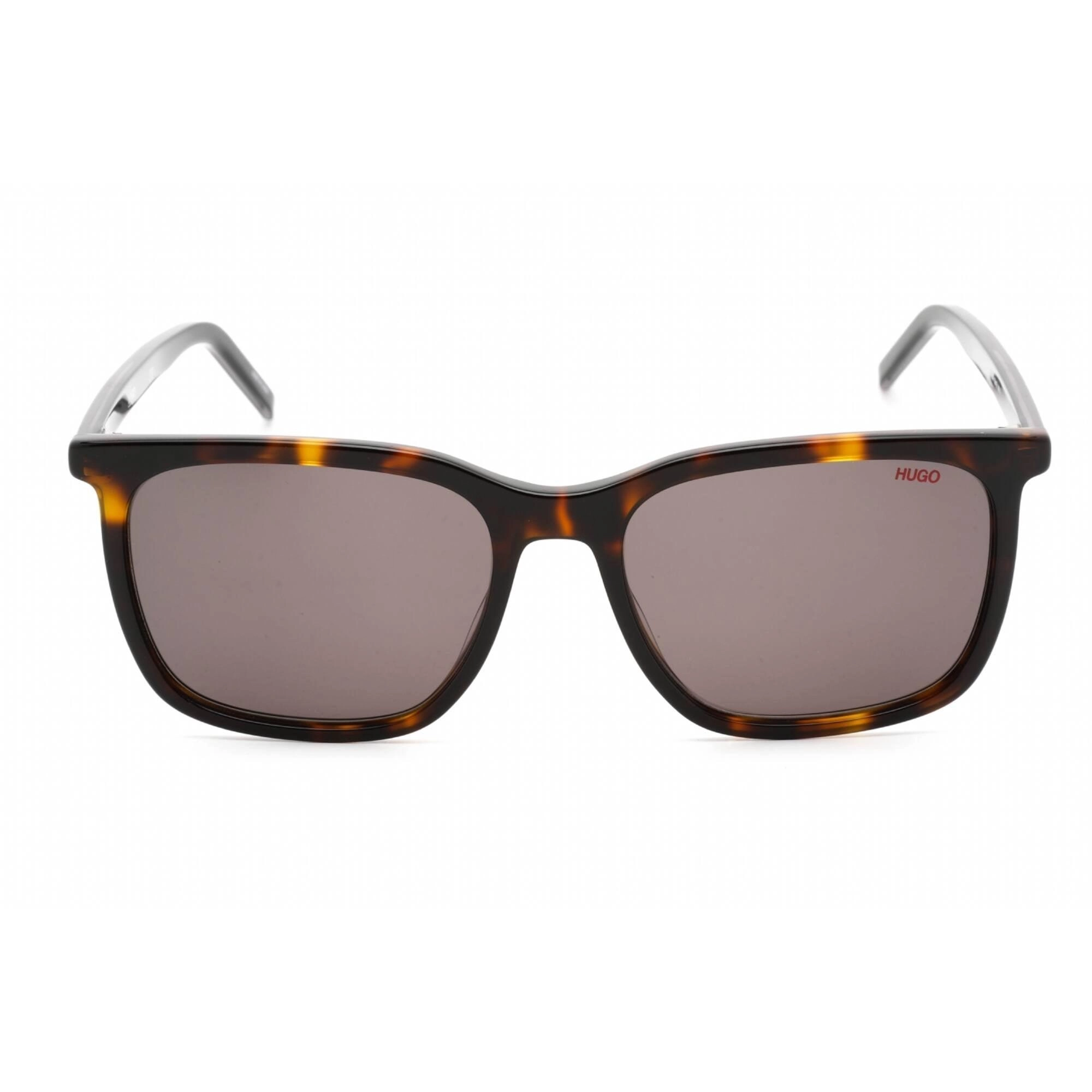 HUGO Men's Sunglasses - Tortoise Plastic Full Rim Square Shape Frame | HG1027 AB8IR