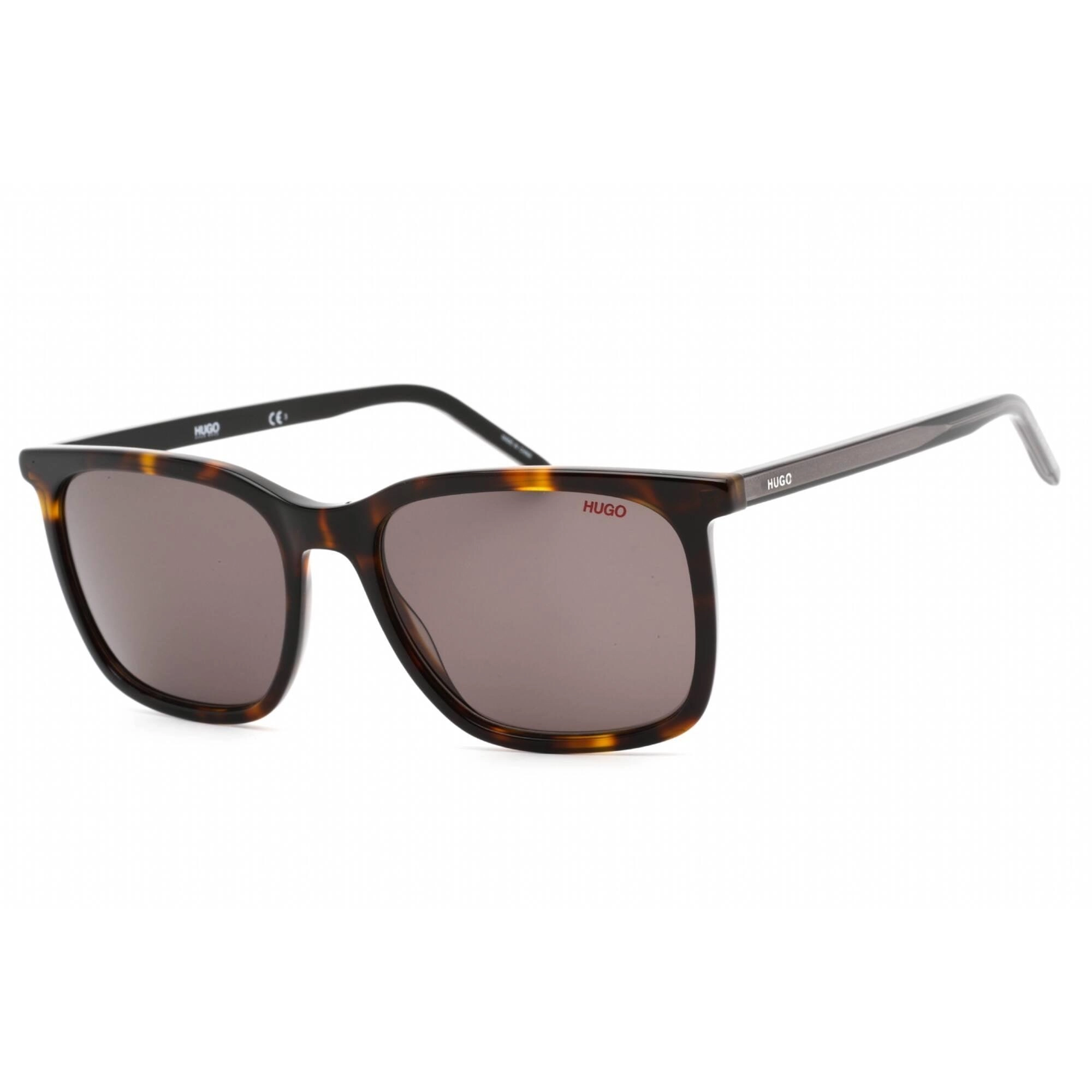 HUGO Men's Sunglasses - Tortoise Plastic Full Rim Square Shape Frame | HG1027 AB8IR